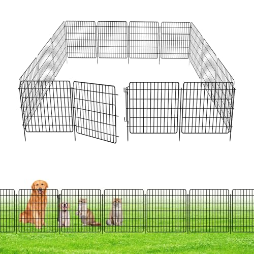 5 Panels Garden Fencing Animal Barrier with Lock
